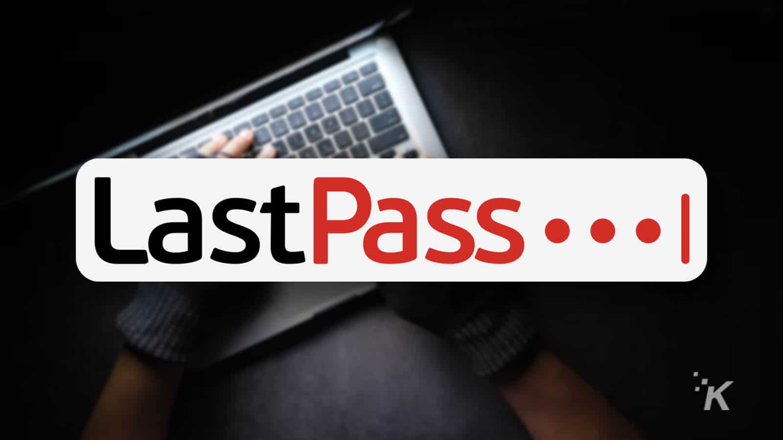lastpass logo on blurred background